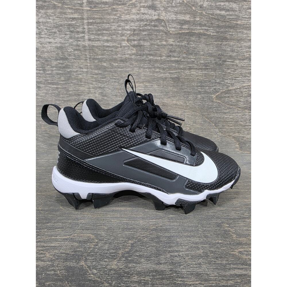 Nike Alpha Menace 4 Shark Youth Football Cleats Black White Size 2Y